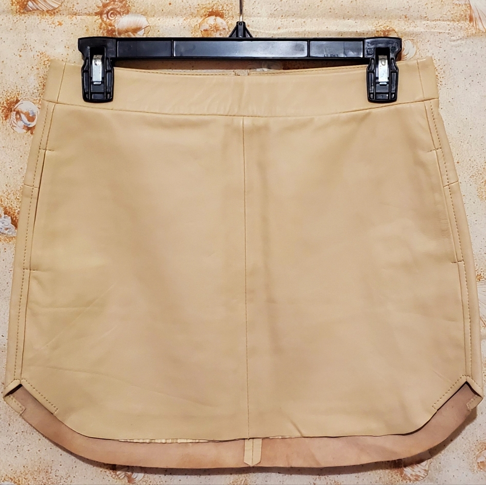 Mini Leather Skirt